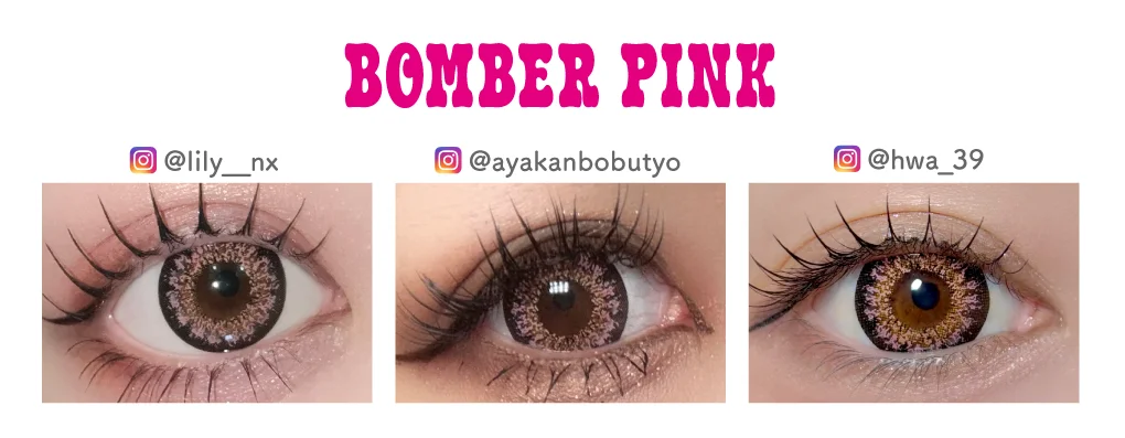 ボンバーピンクの装用画像