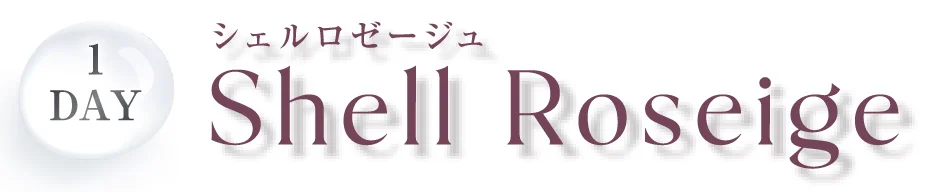 1DAY シェルロゼージュ