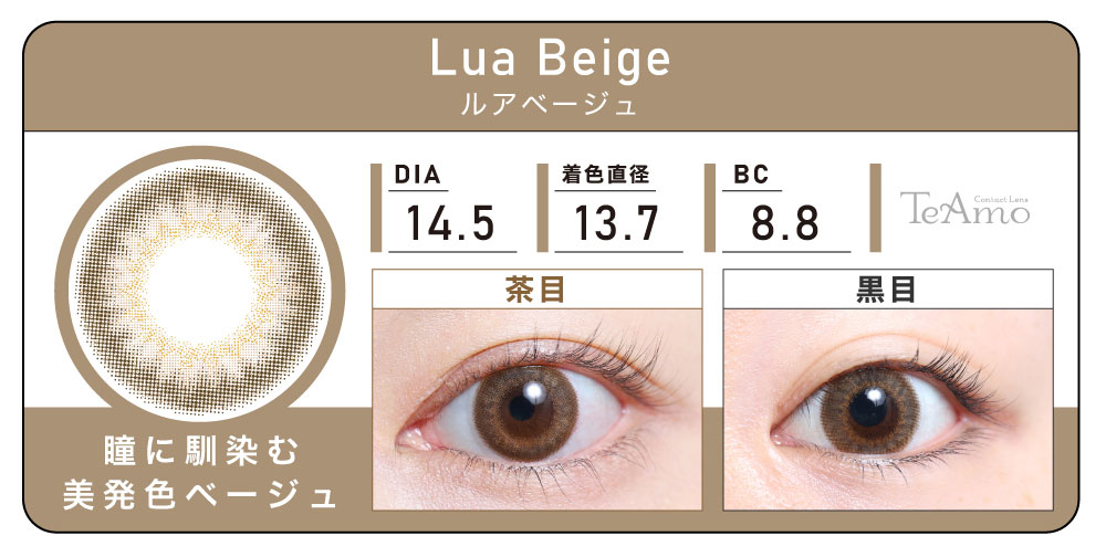 1DAY 2箱まとめ買い「Lua Beige（ルアベージュ）」の紹介｜カラコン ワンデー