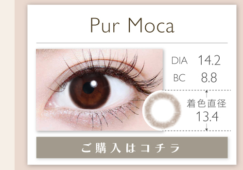 1MONTHサークルタイプカラコン「Pur Moca（ピュールモカ）」の購入ボタン