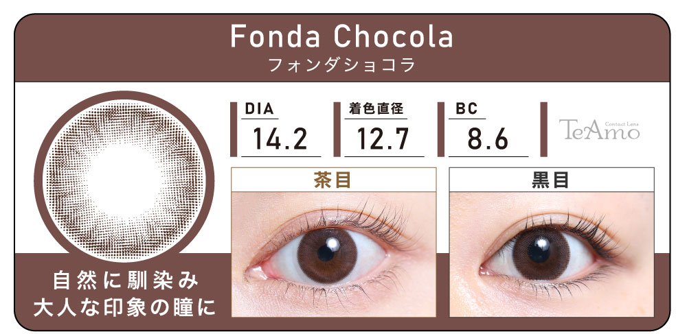 1DAY 6箱まとめ買い「Fonda Chocola（フォンダショコラ）」の紹介｜カラコン ワンデー