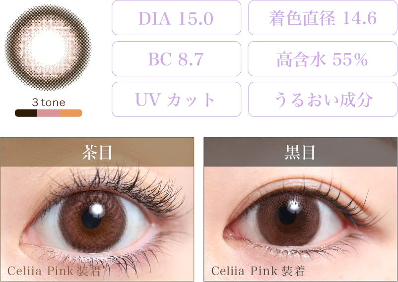 Celiia Pink 着画＆スペック