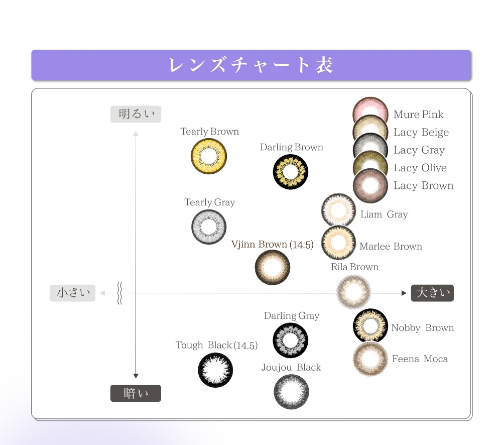 レンズチャート表