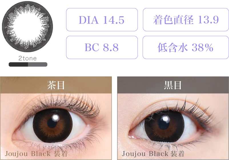 Joujou Black 着画＆スペック