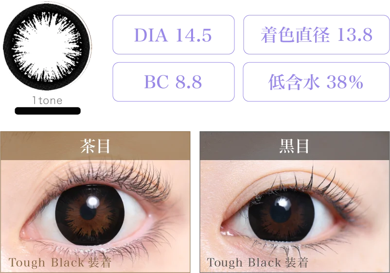 Tough Black(14.5) 着画＆スペック