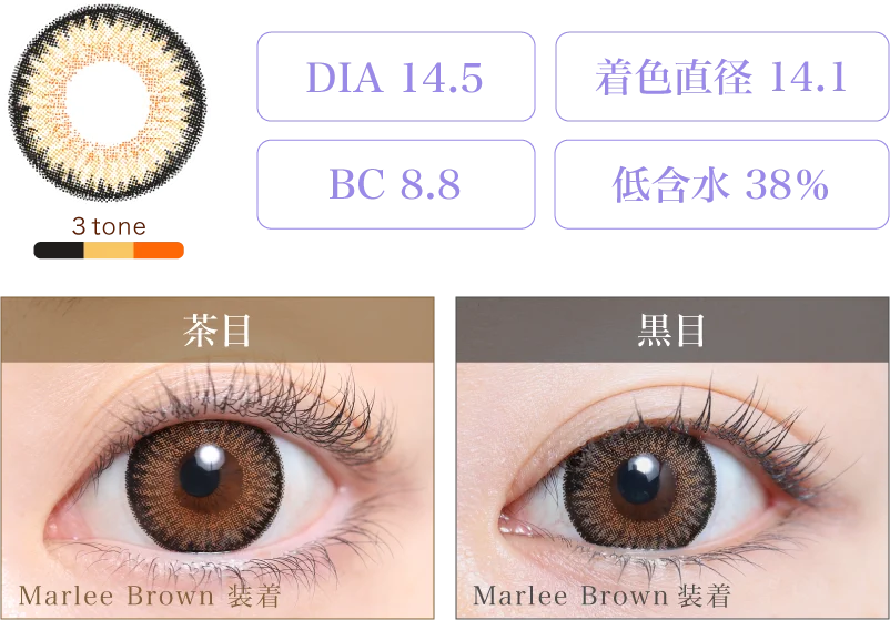 Marlee Brown 着画＆スペック