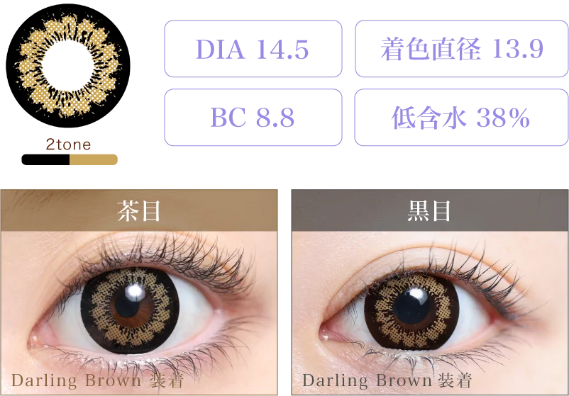 Darling Brown 着画＆スペック