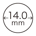 レンズ直径：14.0mmサーチアイコン｜カラコン 激安