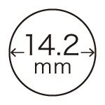 レンズ直径：14.2mmサーチアイコン｜カラコン 激安