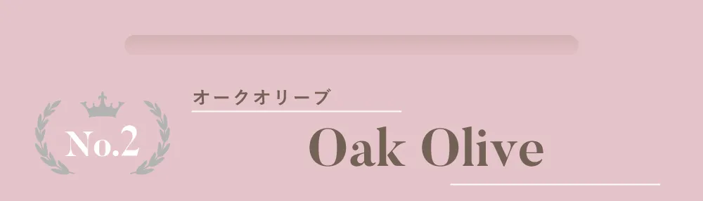 No.2 Oak Olive オークオリーブ
