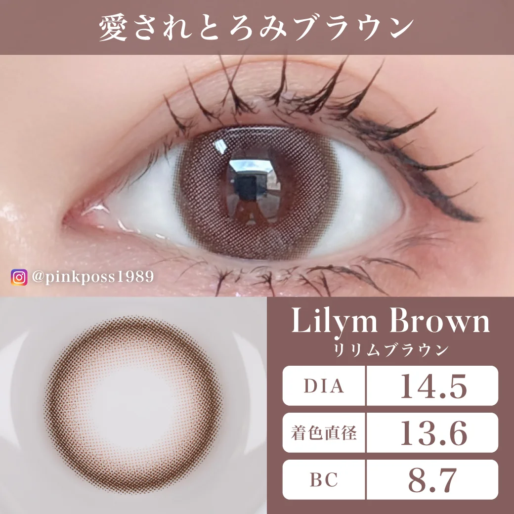 リリムブラウンの着画