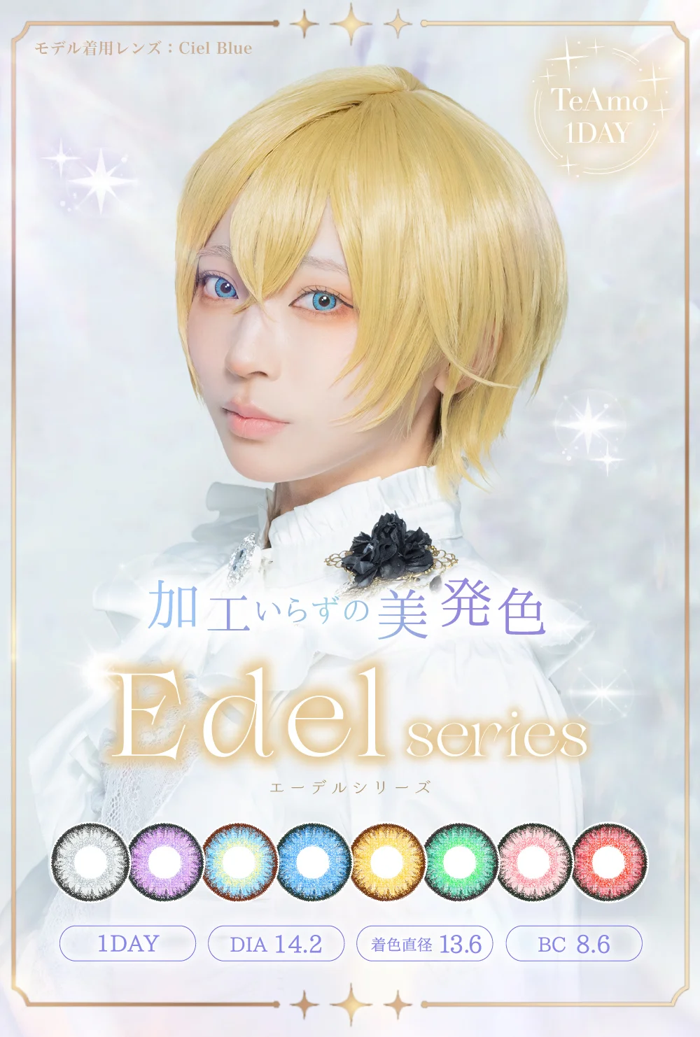 TeAmo 1DAY 加工いれずの美発色 エーデルシリーズ