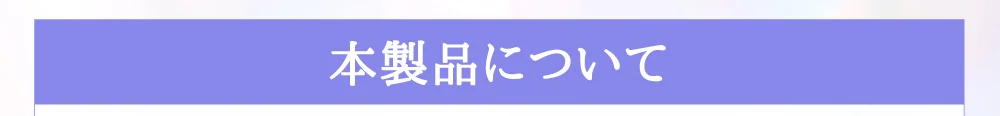本製品について