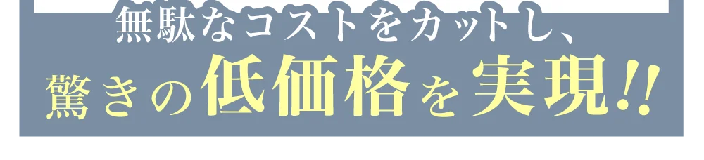 TeAmoが最安値に挑戦できる理由