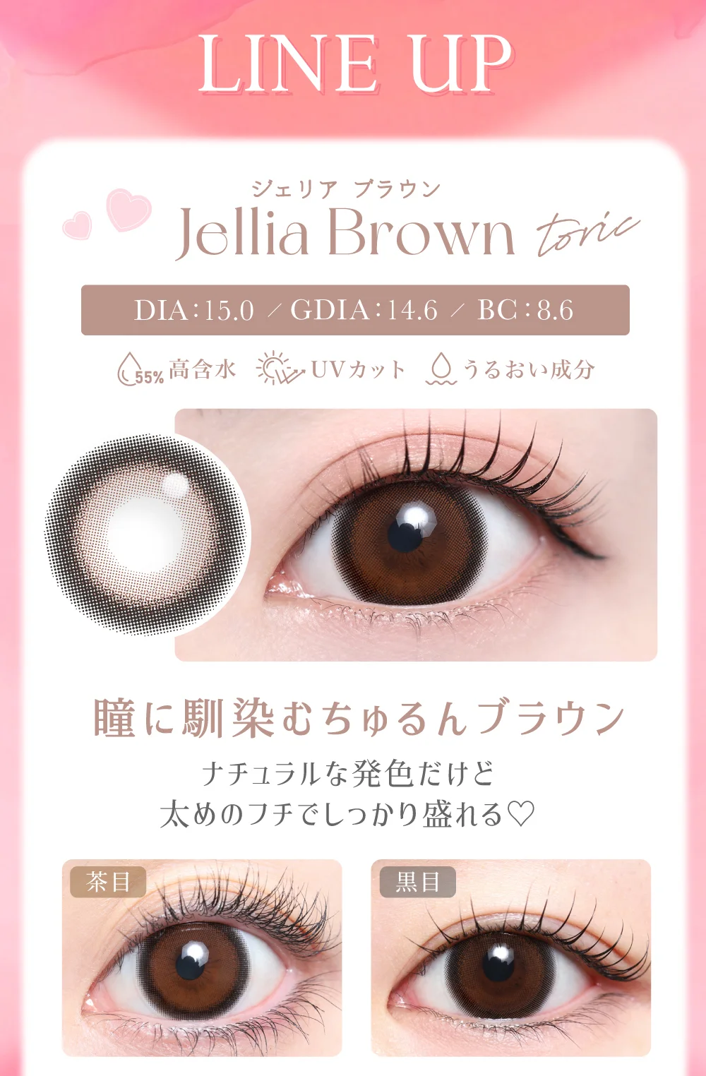 商品説明_乱視用ジェリアブラウン