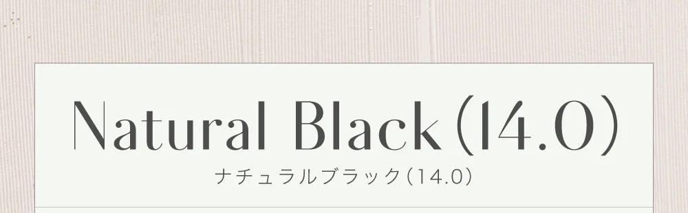 ナチュラルブラック（14.0）