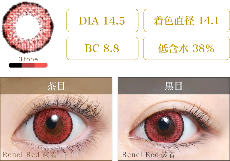 Renel Red 着画＆スペック