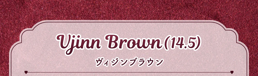 ヴィジンブラウン(14.5)