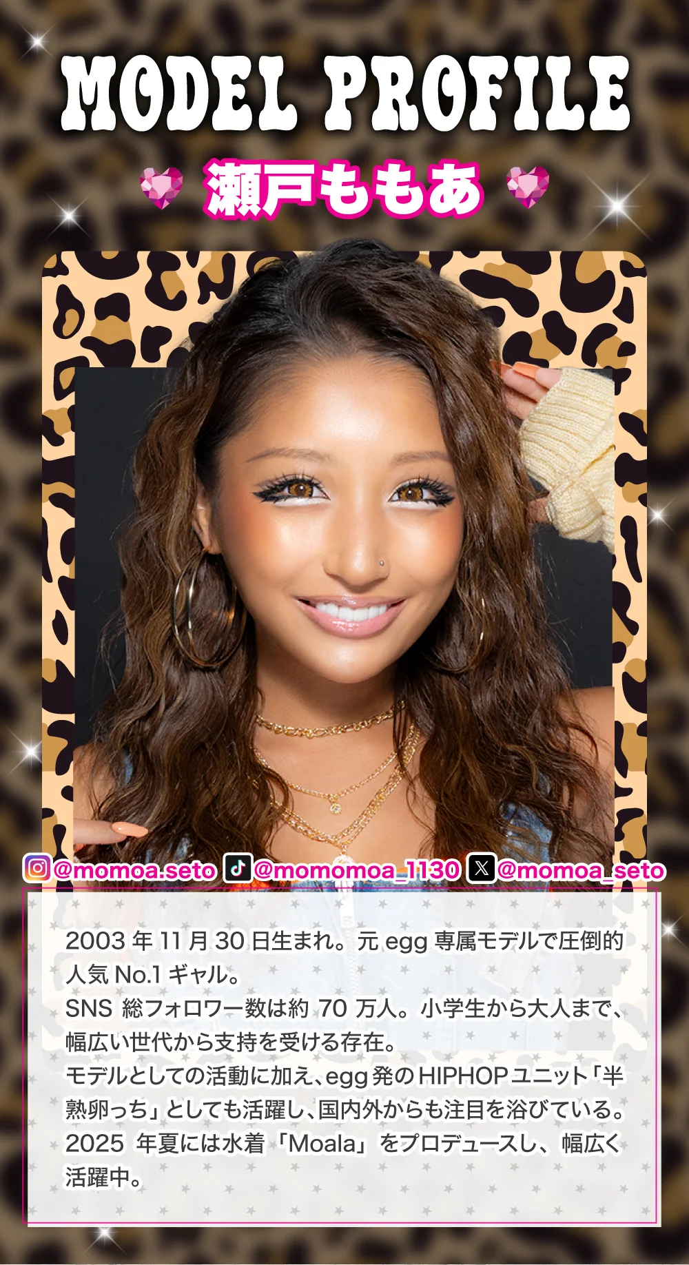 モデルプロフィール