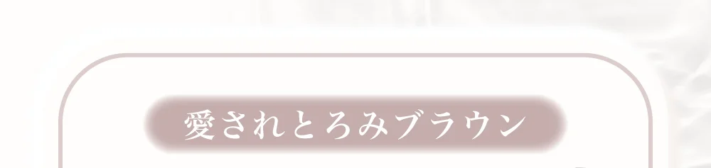 愛されとろみブラウン