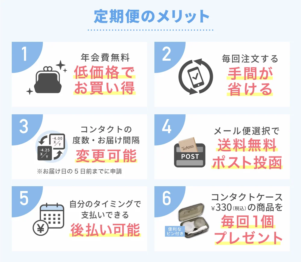 定期便のメリット
