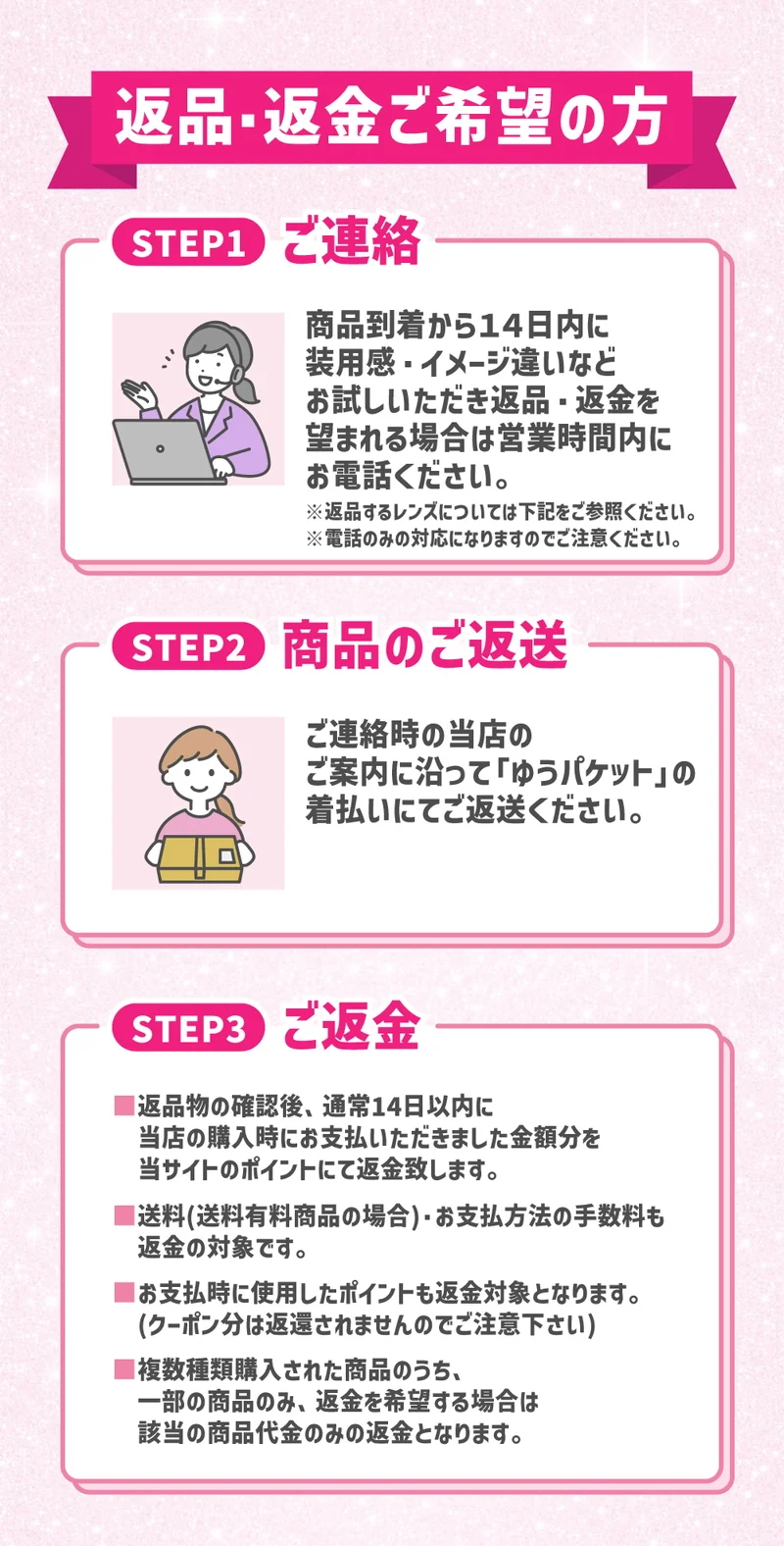 モモコ様返品・返金用 新生活応援企画♥全額ポイント返金・返品キャンペーン｜即日発送＆激安
