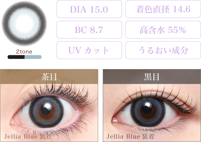 Jellia Blue 着画＆スペック