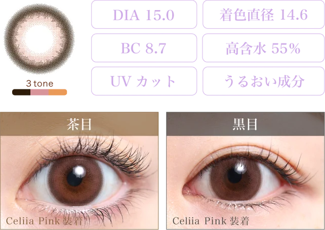 Celiia Pink 着画＆スペック