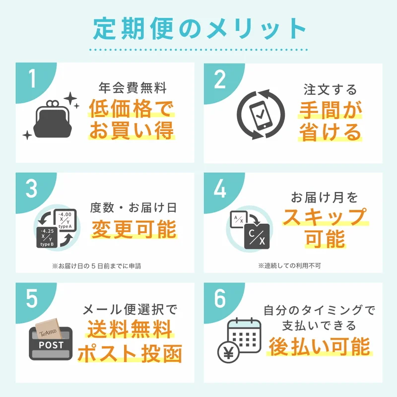 定期購入》TeAmo CLEAR 1DAY トーリック クリアコンタクトレンズ 4箱