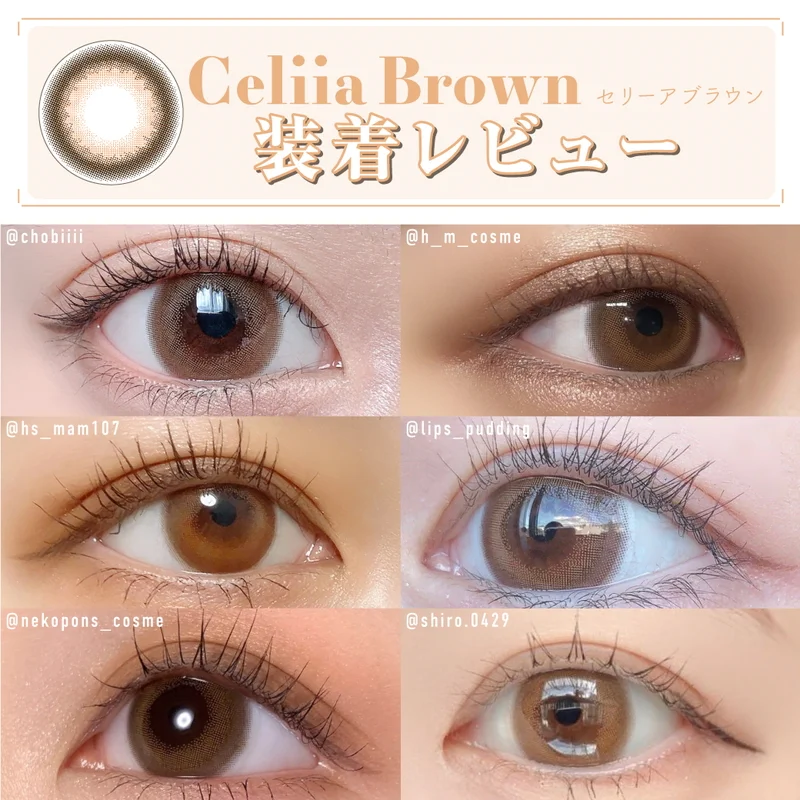 セリーアブラウン｜即日発送＆激安カラコン・コンタクトならTeAmo公式