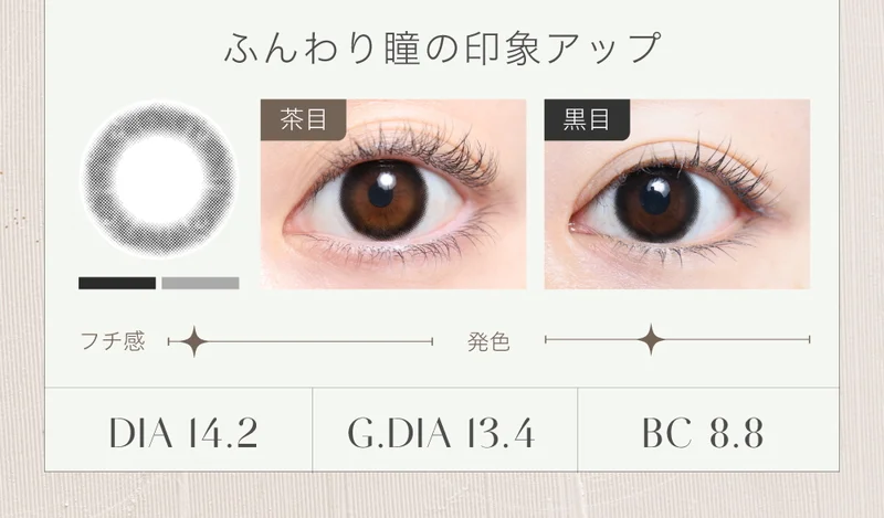 ナチュラルブラック 14.0mm 度なし｜即日発送＆激安カラコン