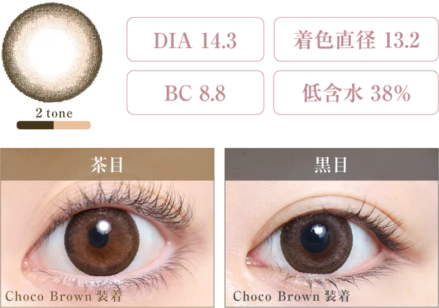 リナブラウン｜即日発送＆激安カラコン・コンタクトならTeAmo公式