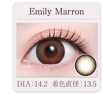 ヴィジンブラウン 14.0mm｜即日発送＆激安カラコン・コンタクトなら